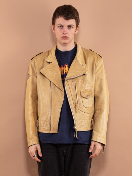 DIESEL Leather jacket 80's〜90 Vintage 80's Men Diesel Biker Leather Jacket – NorthernGrip