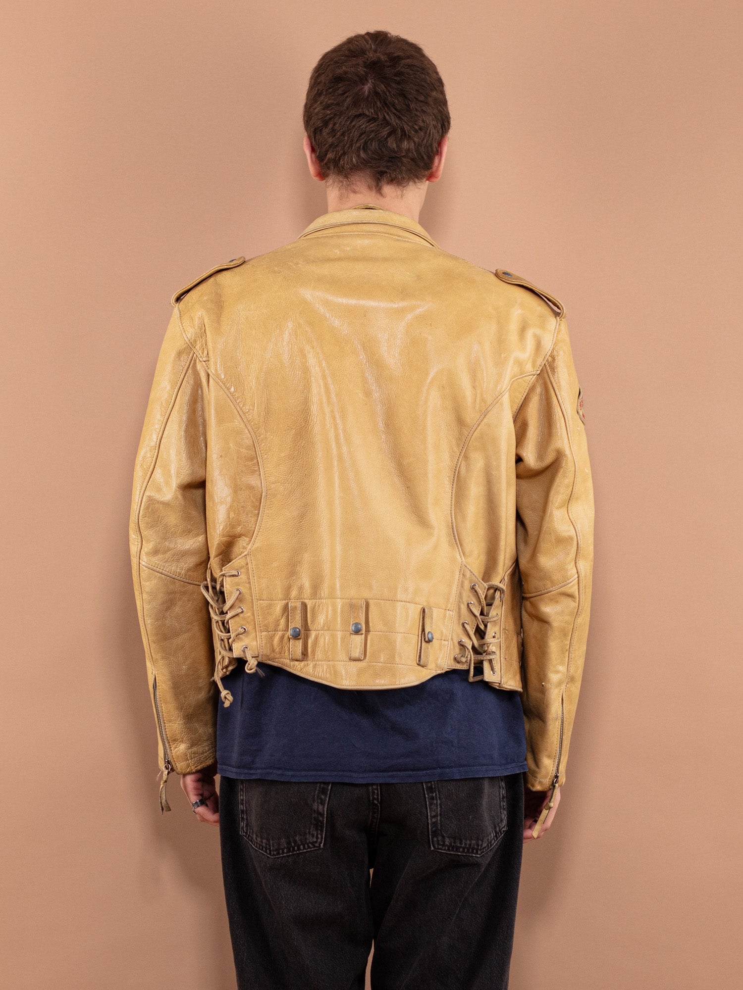 Vintage 80's Men Diesel Biker Leather Jacket – NorthernGrip