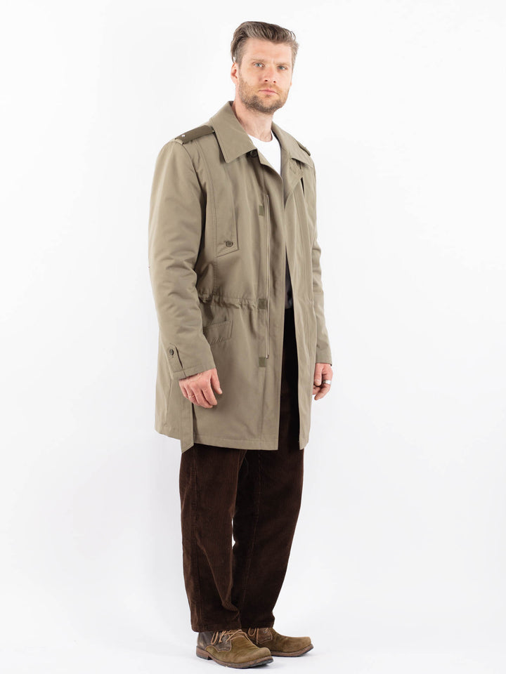 Vintage 80's Men Trench Coat in BeigeZ1651