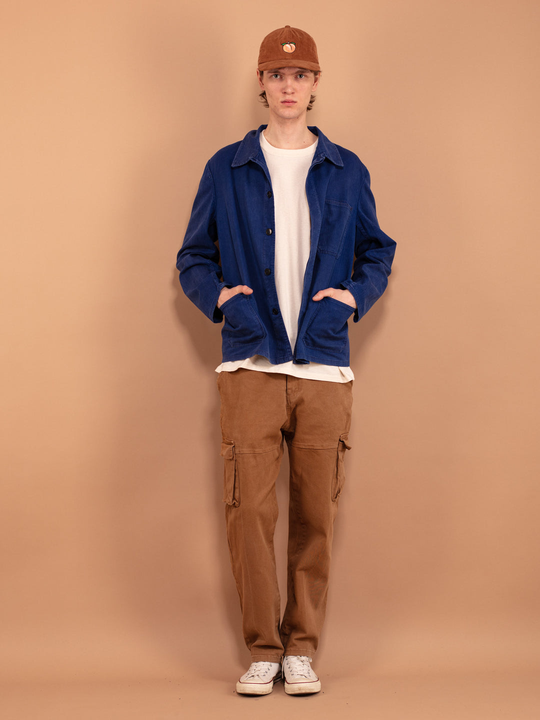Vintage 80's Men Bleu-de-travail Work Jacket - NorthernGrip