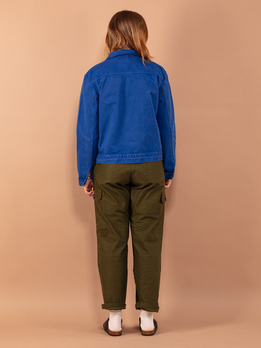 Vintage 80's Women Distressed Work Jacket - NorthernGrip