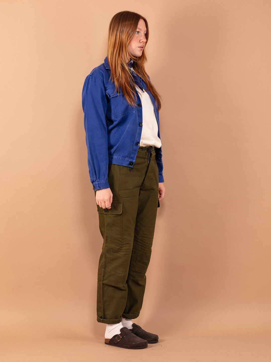 Vintage 80's Women Cropped Work Jacket - NorthernGrip