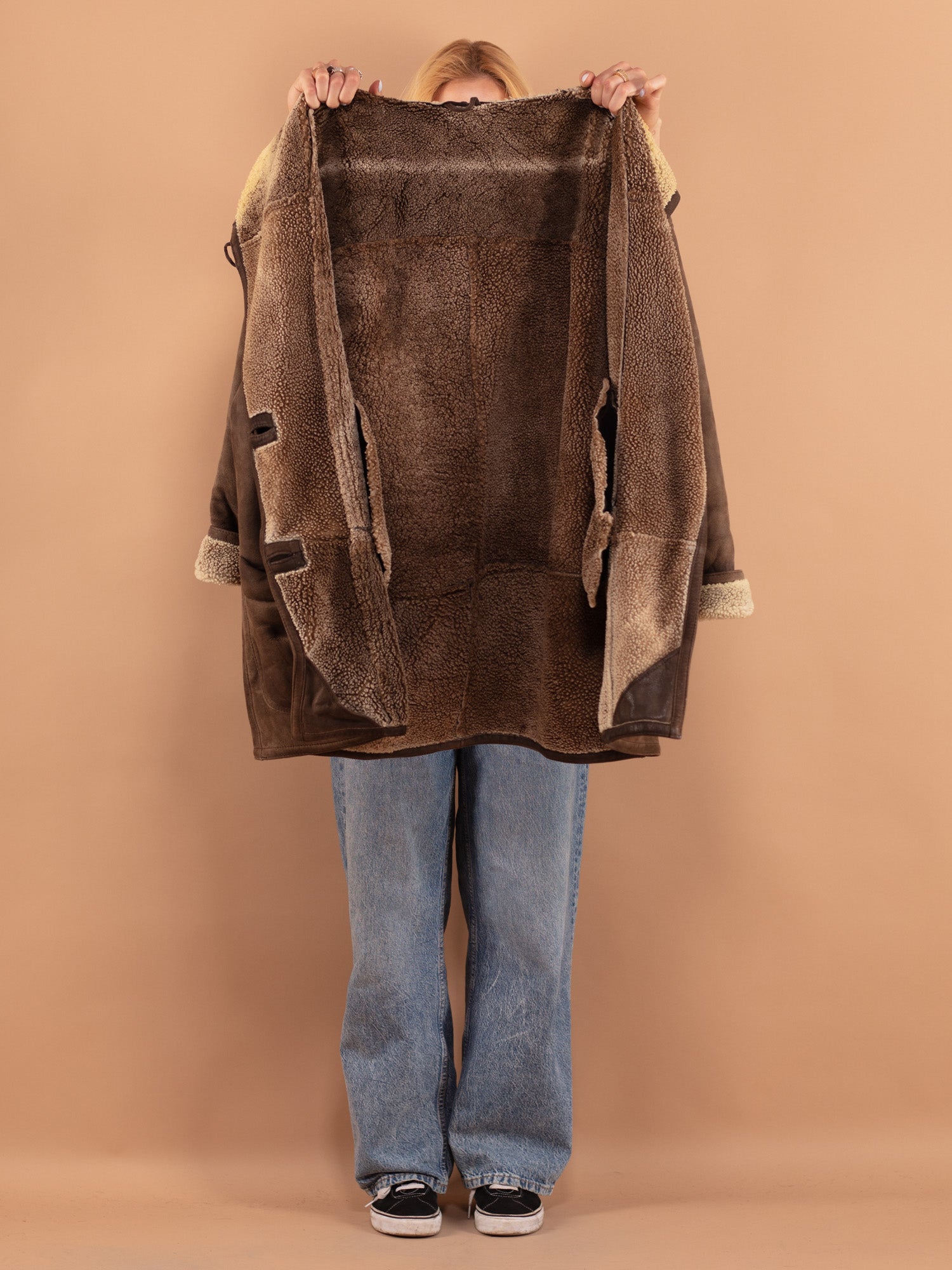 Online Vintage Store | 80's Women Sheepskin Coat | Northern Grip