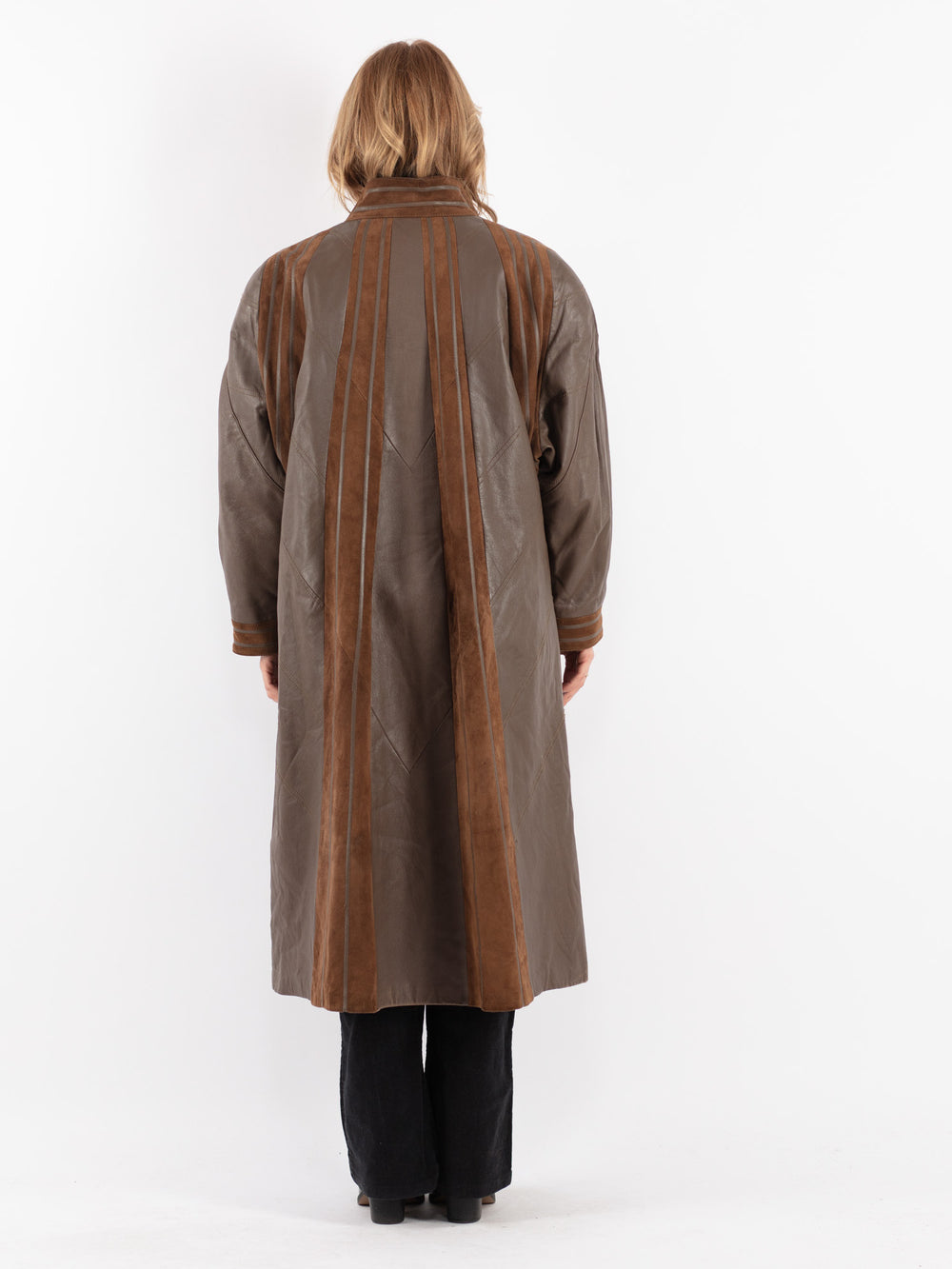 Vintage 80's Women Leather in Brown