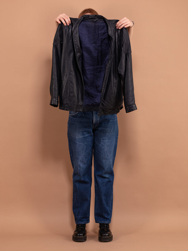 Vintage 80's Women Leather Jacket - NorthernGrip