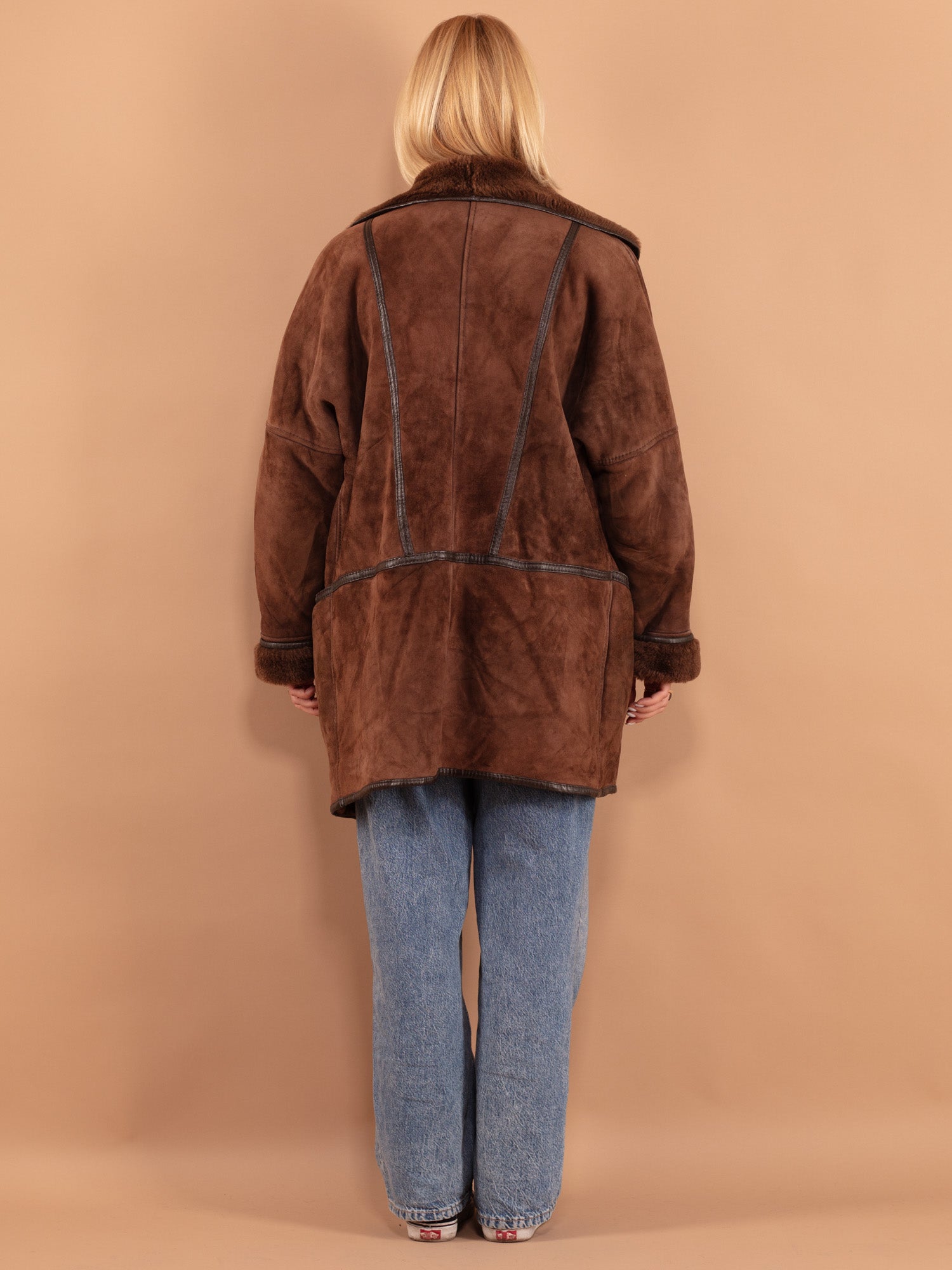 Online Vintage Store | 80's Women Sheepskin Coat | Northern Grip
