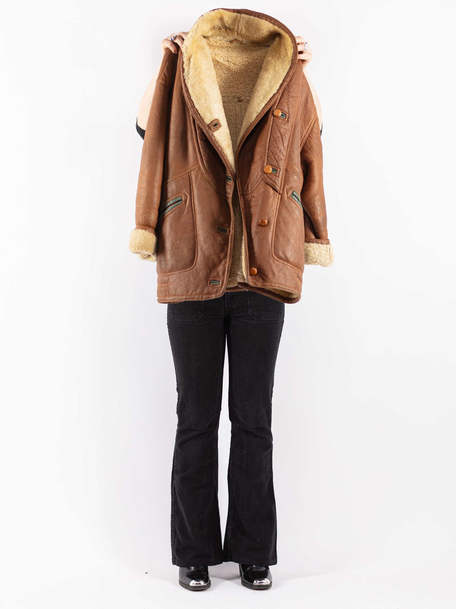 Online Vintage Store | Vintage 80's Women Sheepskin Shearling Coat