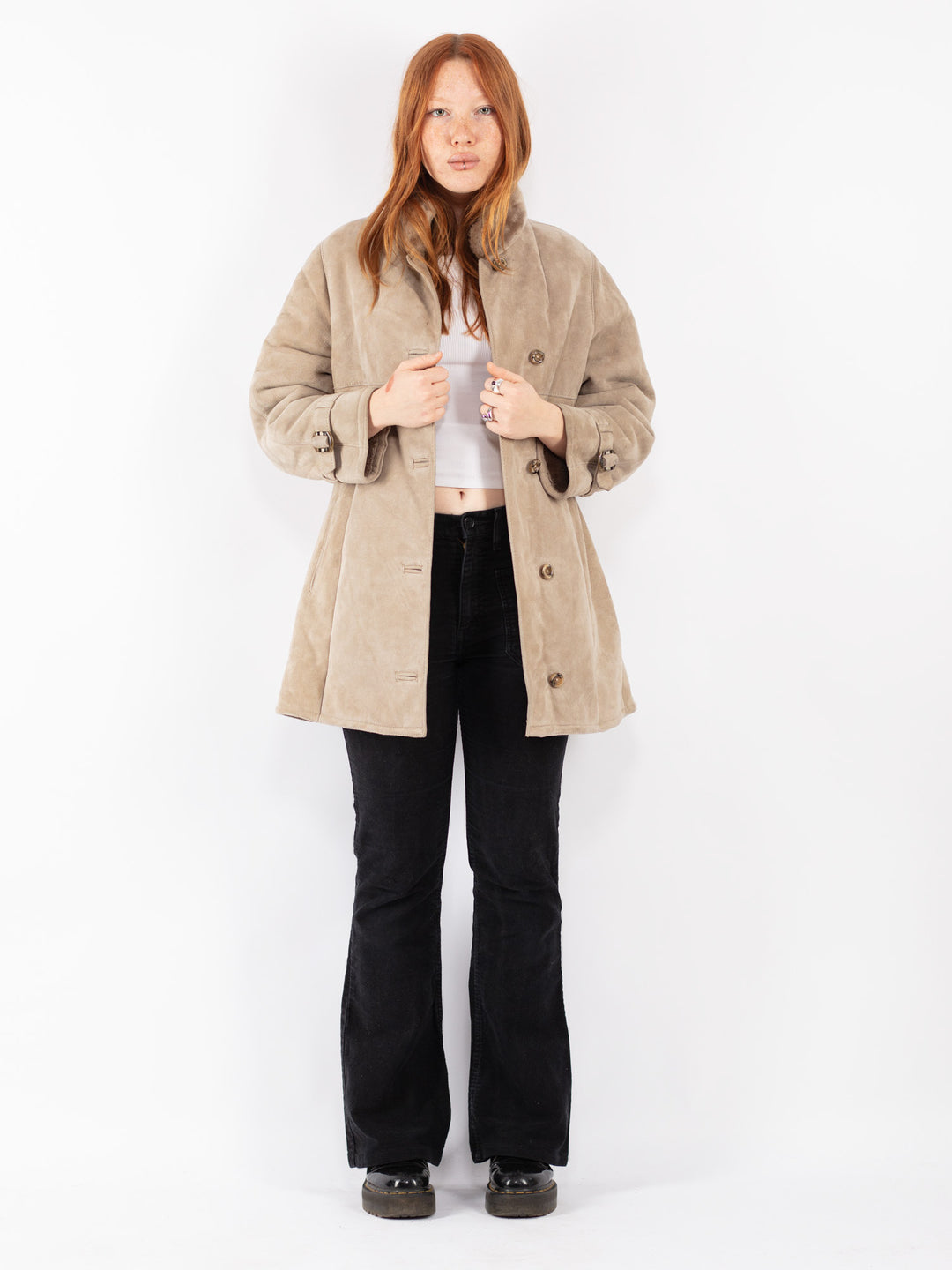 Vintage 80's Women Sheepskin in