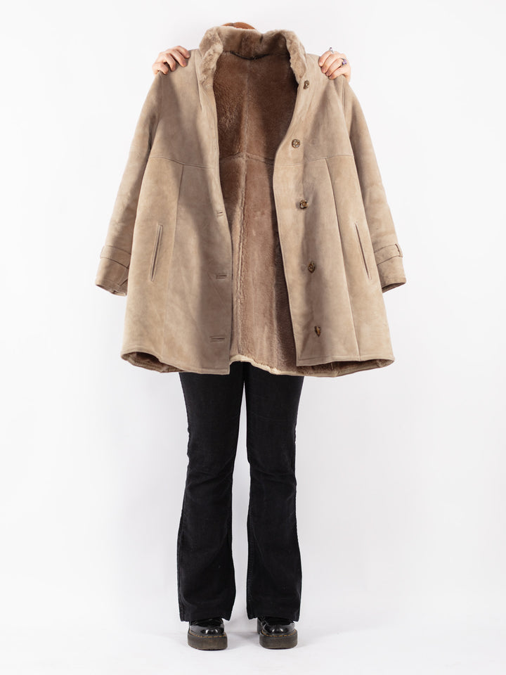 Vintage 80's Women Sheepskin in