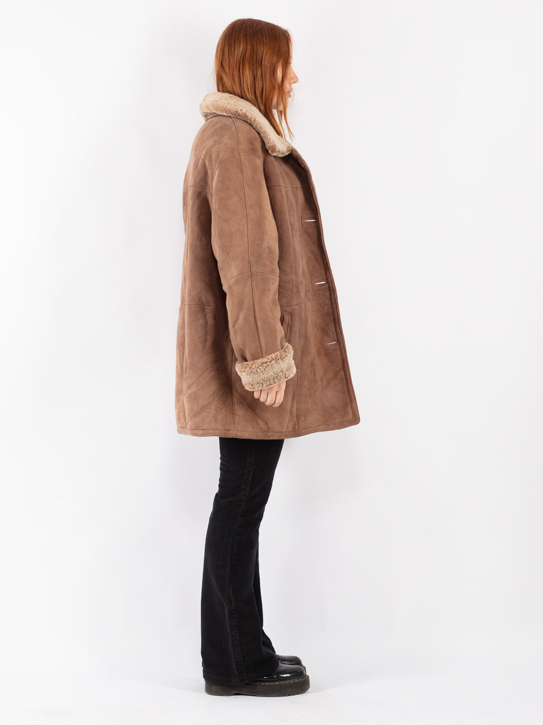 Vintage 80's Women Coat in Beige