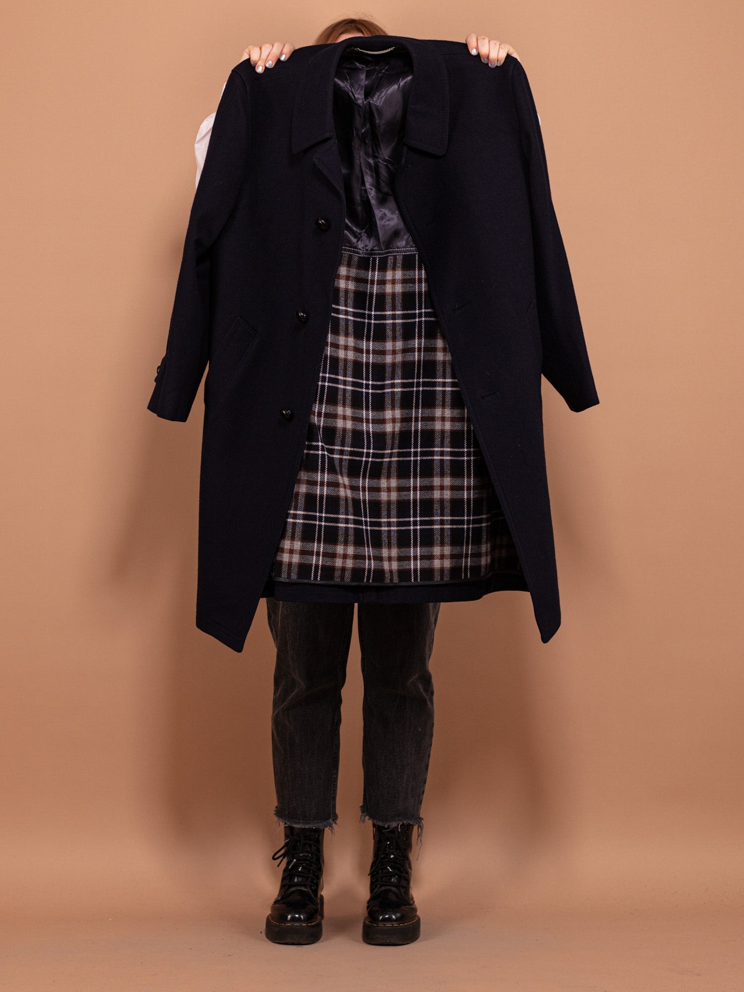 Online Vintage Store | 80's Wool Blend Coat | Northern Grip