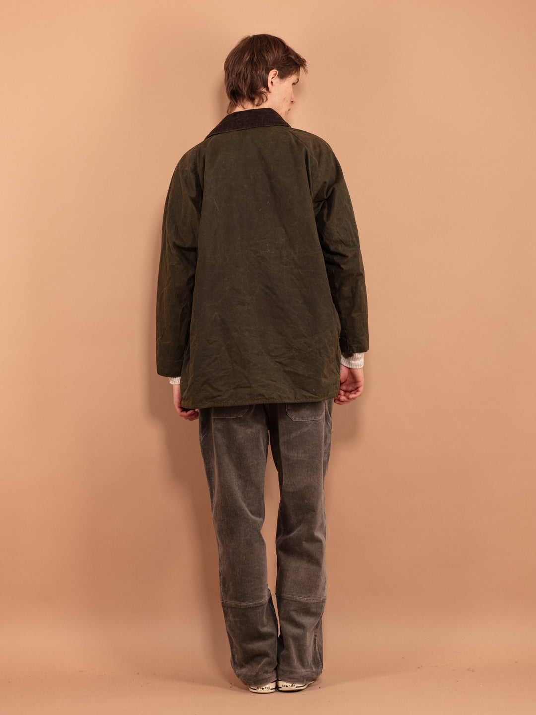 Vintage 90's Men Babour Beaufort Wax Jacket - NorthernGrip