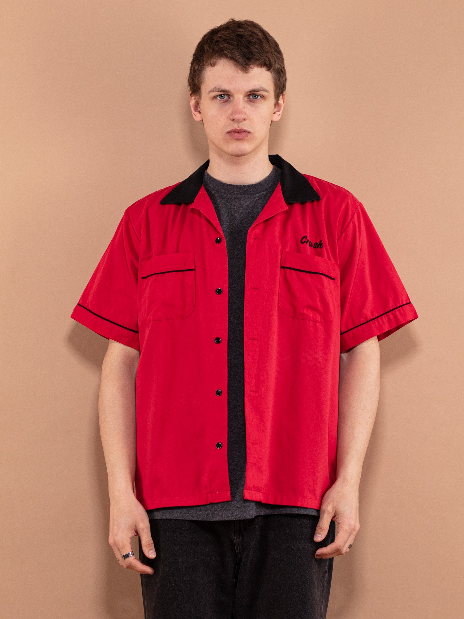 Vintage-90s-Men-Bowling--Shirt