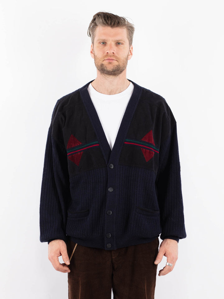 Vintage 90's Men Cardigan in BlueZ1642
