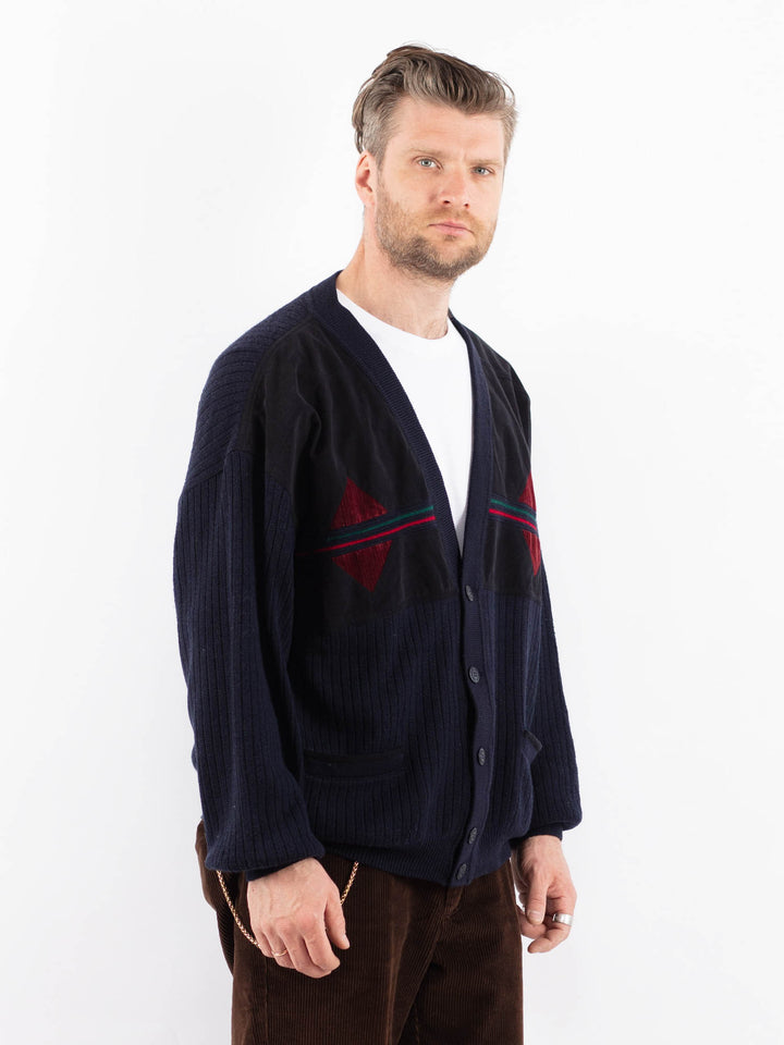 Vintage 90's Men Cardigan in BlueZ1642