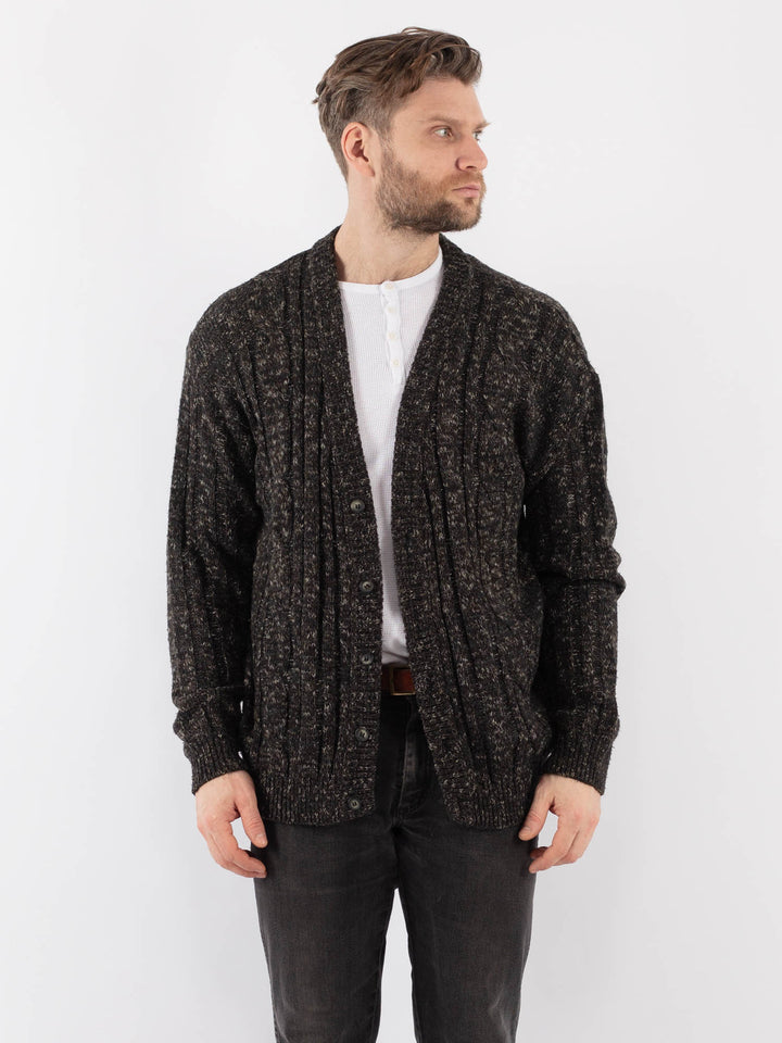 Vintage 90's Men Cardigan in GrayZ962