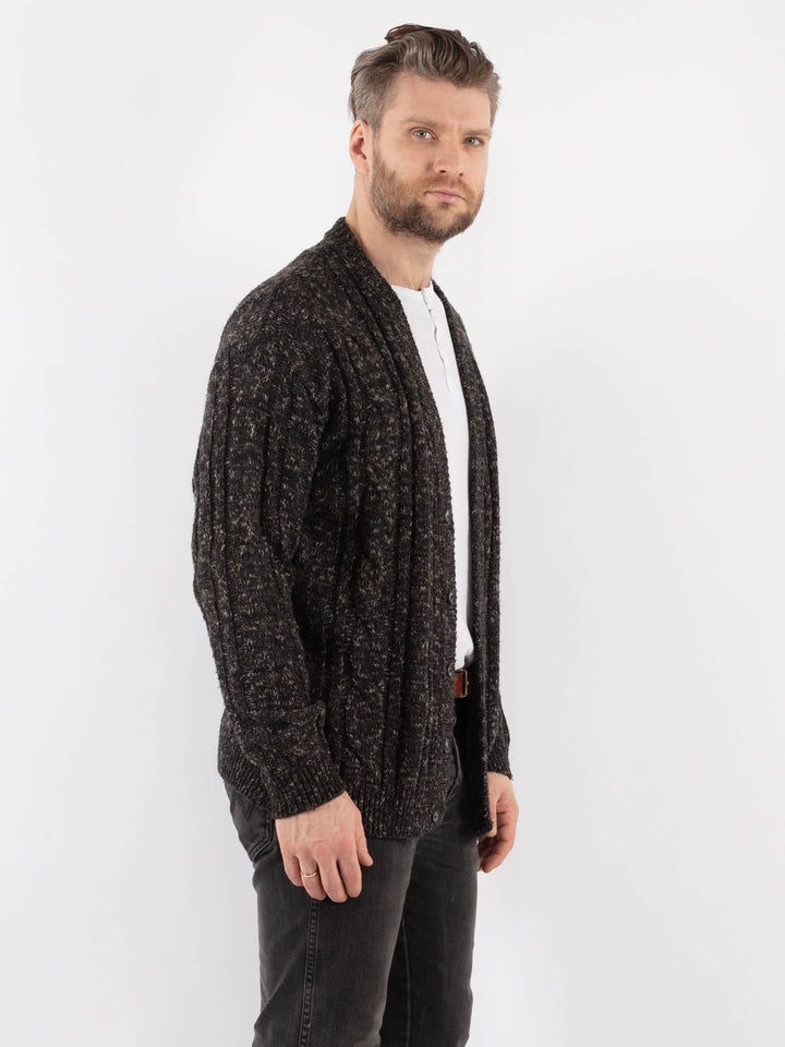 Vintage 90's Men Cardigan in GrayZ962