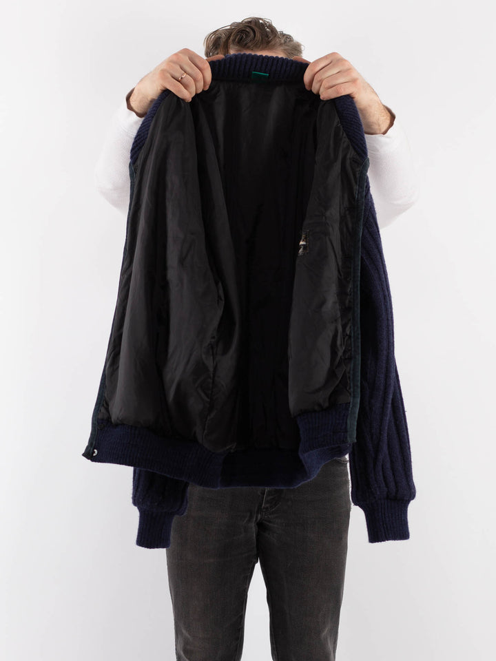 Vintage 90's Men Cardigan in BlueZ963