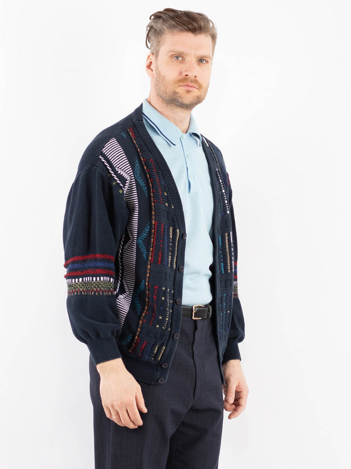 Vintage 90's Men Cardigan in BlueZ1392