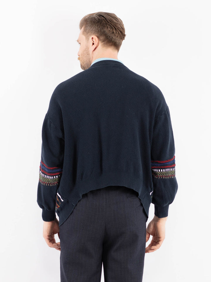 Vintage 90's Men Cardigan in BlueZ1392