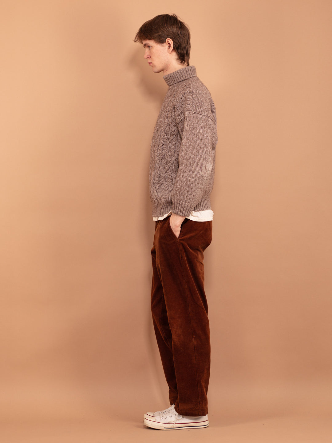 Vintage 90's Men Knitted Sweater - NorthernGrip