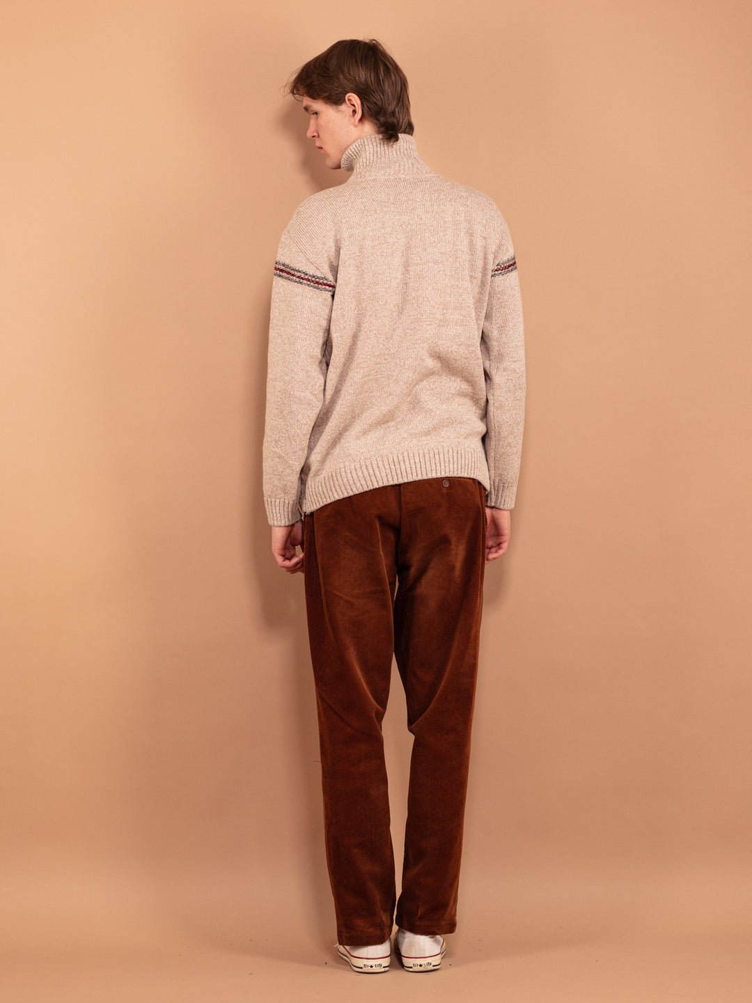 Vintage 90's Men Knitted Sweater - NorthernGrip