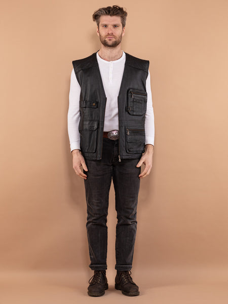 Vintage-90s-Men-Leather-