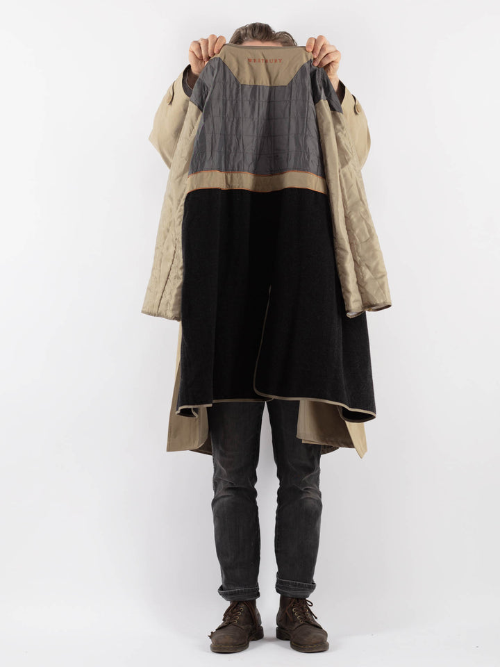 Vintage 90's Men Trench Coat in BeigeZ950