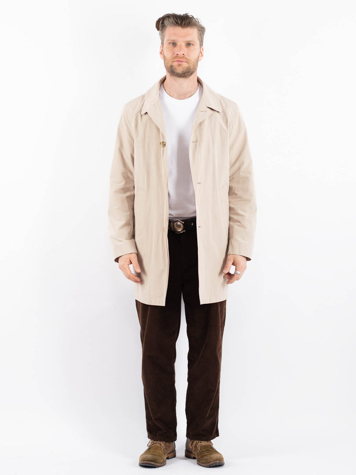 Vintage 90's Men Trench Coat in BeigeZ1655