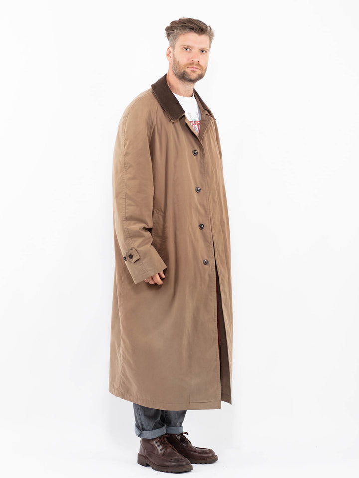 Vintage 90's Men Mac Coat in BeigeZ2316