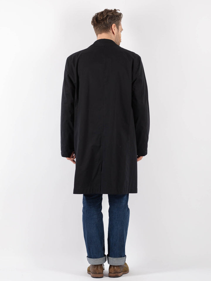 Vintage 90's Men Mac Coat in BlueZ1232