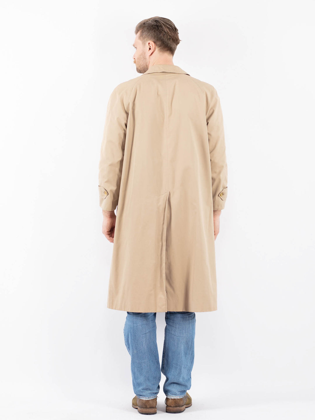 Vintage 90's Men Mac in BeigeZ1472