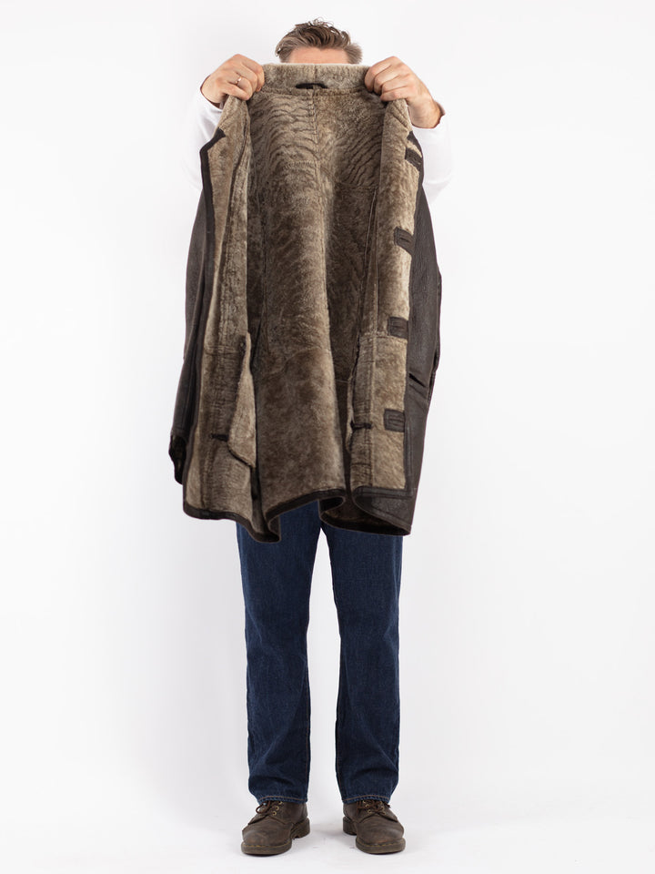 Vintage Men Coat in Brown