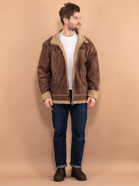 Vintage-90s-Men-Sherpa-Bomber-