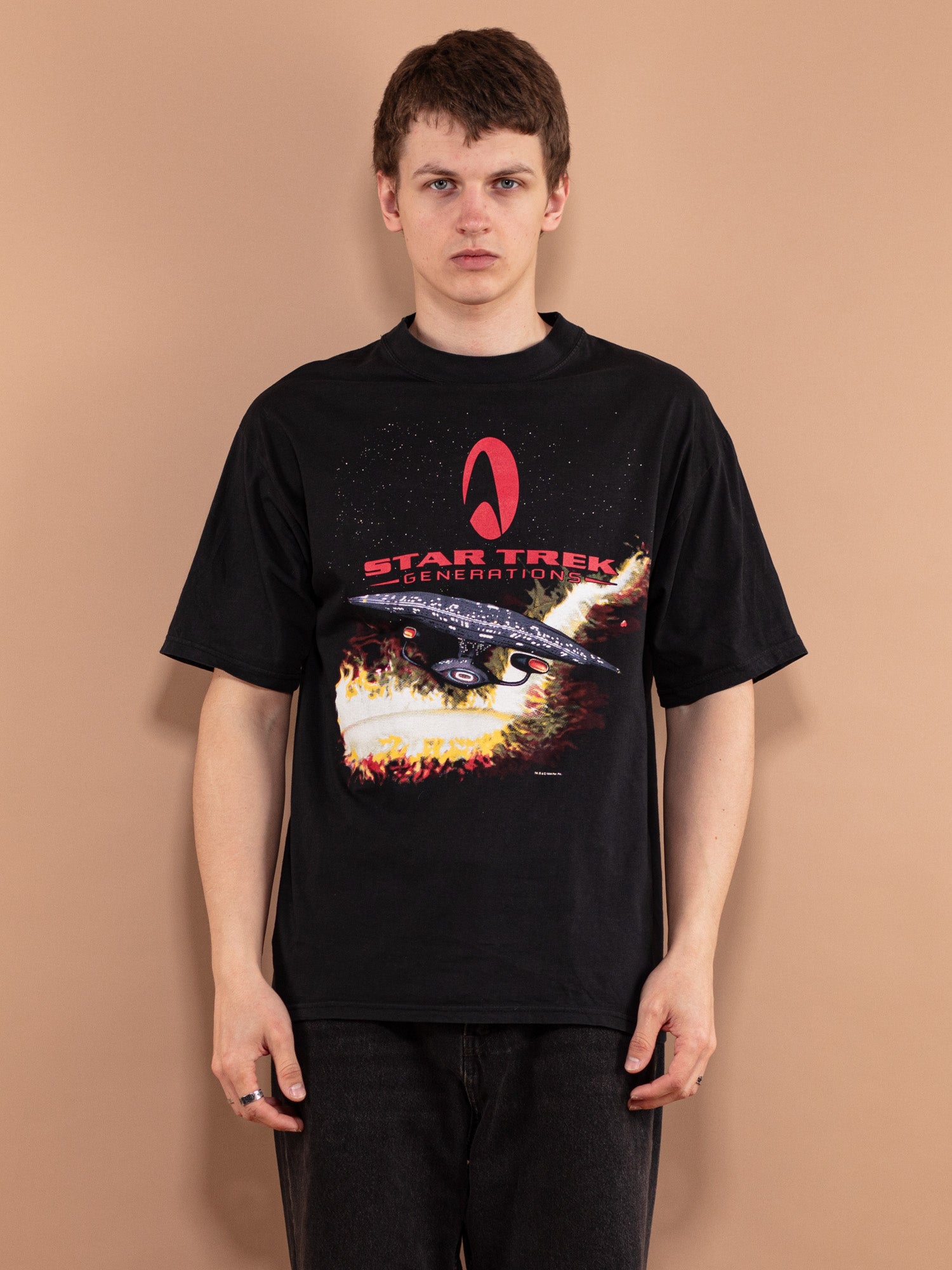 S*U様 90s STAR TREK T-shirt Vintage 90's Men T-shirt with Star Trek print – NorthernGrip