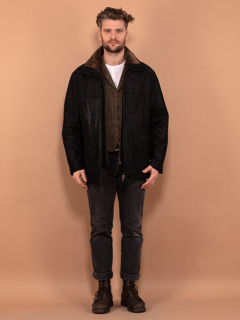 Vintage-90s-Men-Suede-Leather-