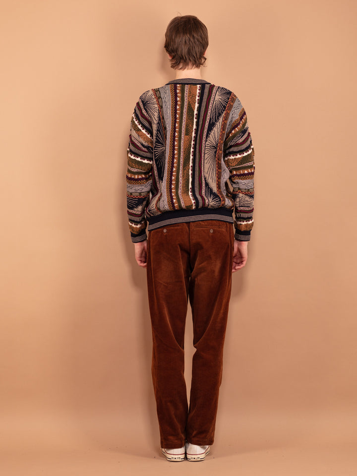 Vintage 90's Men Knitted Sweater - NorthernGrip