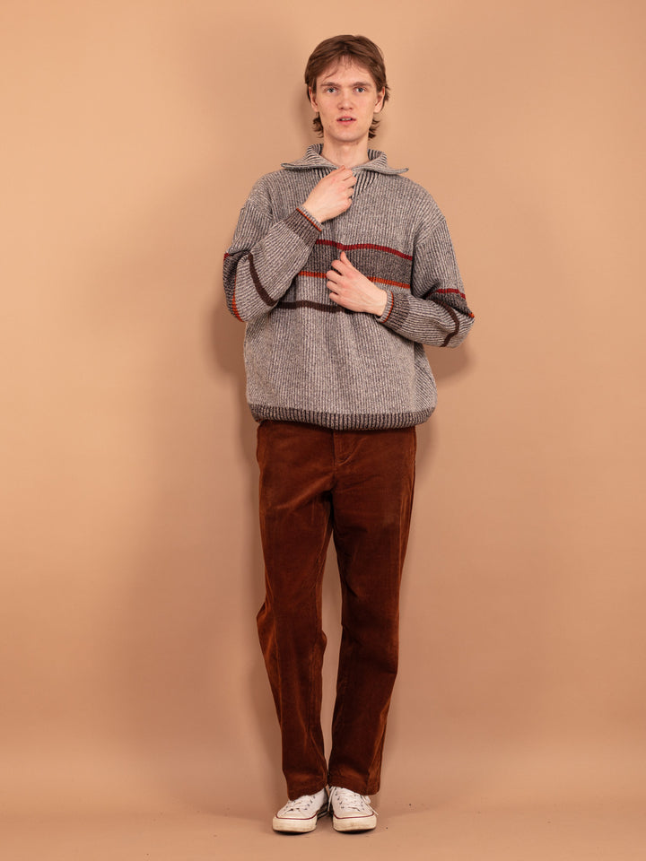 Vintage 90's Men Half-Zip Sweater - NorthernGrip