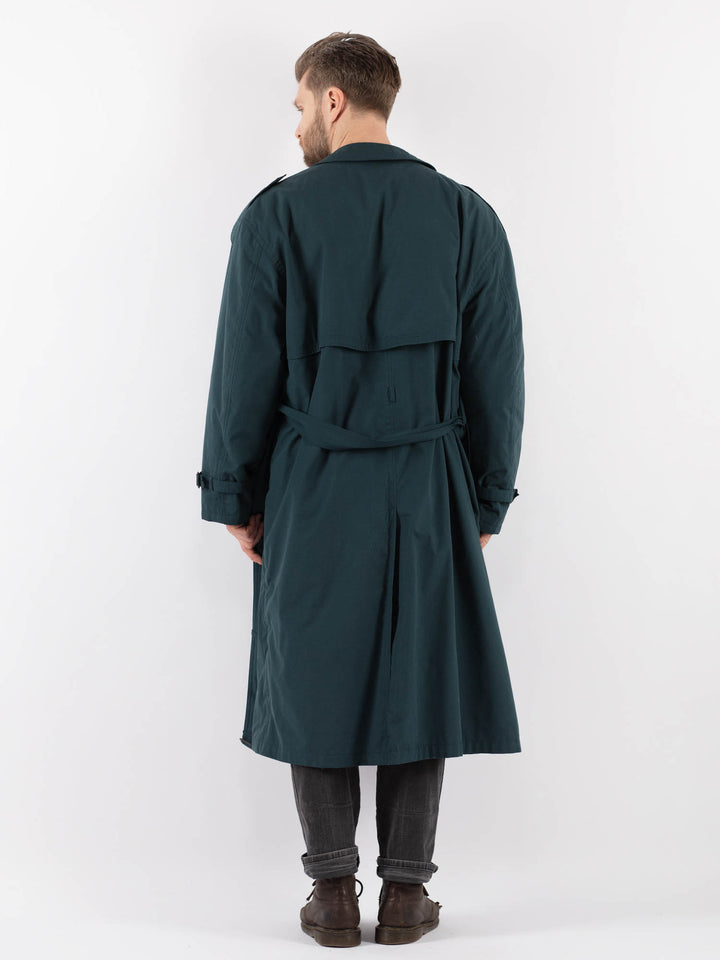 Vintage 70's Men Trench Coat in BlueZ937