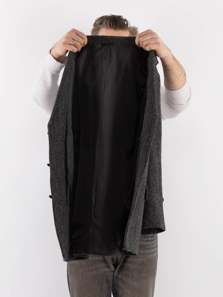 Vintage 90's Men Harris Tweed in GrayZ1080