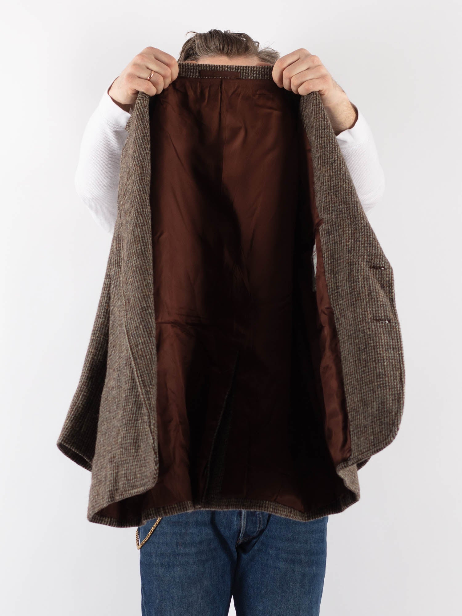 Online Vintage Store | Vintage 90's Men Harris Tweed Jacket in