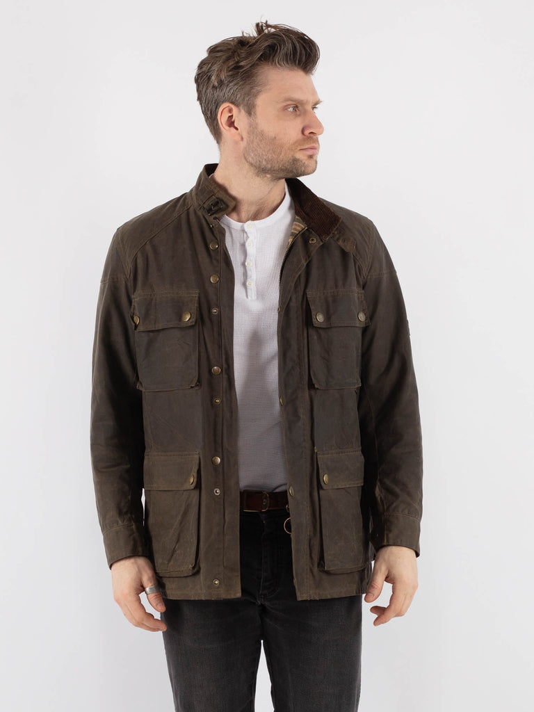 ★NOTHING WRITTEN★ British waxedcotton jacket (Vintage brow Online Vintage Store | Vintage 90's Men Belstaff Waxed