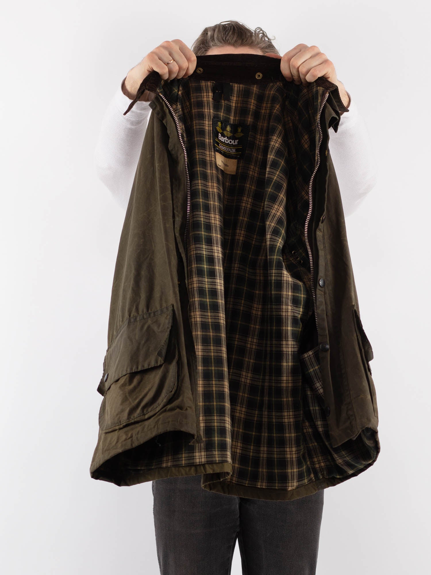 Online Vintage Store | Vintage 90's Men Barbour Waxed Canvas