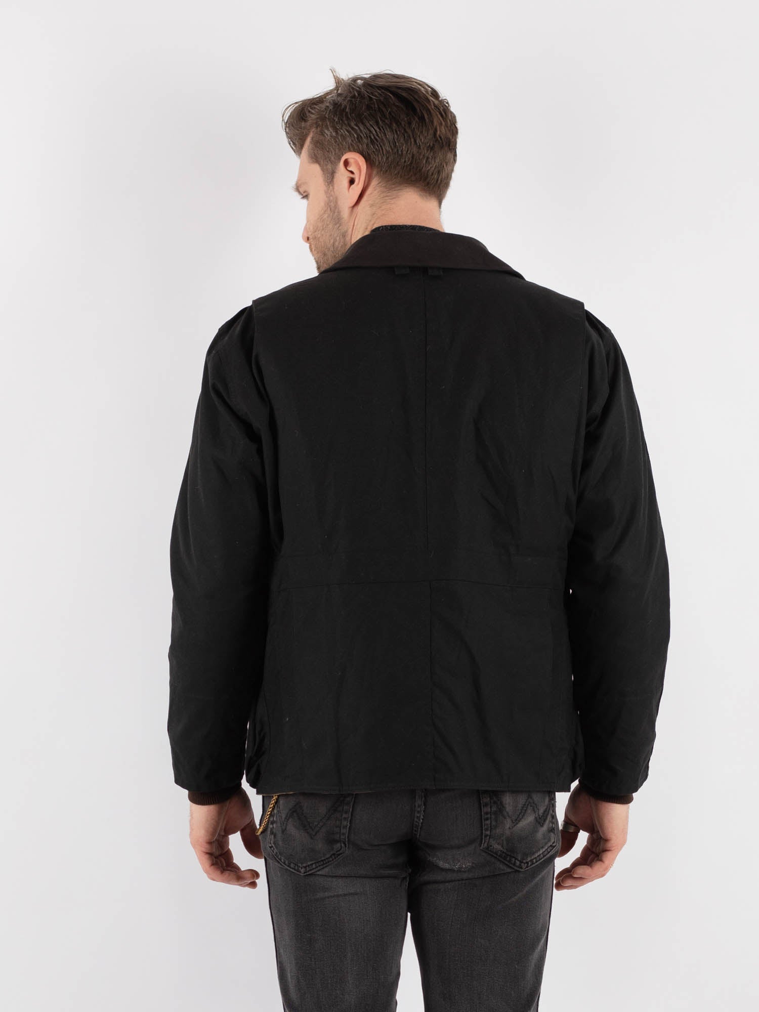 ジャケット・アウター 50s Black cotton blouson fade vintage 1950S WHIPCORD JACKET – TWO FOLD