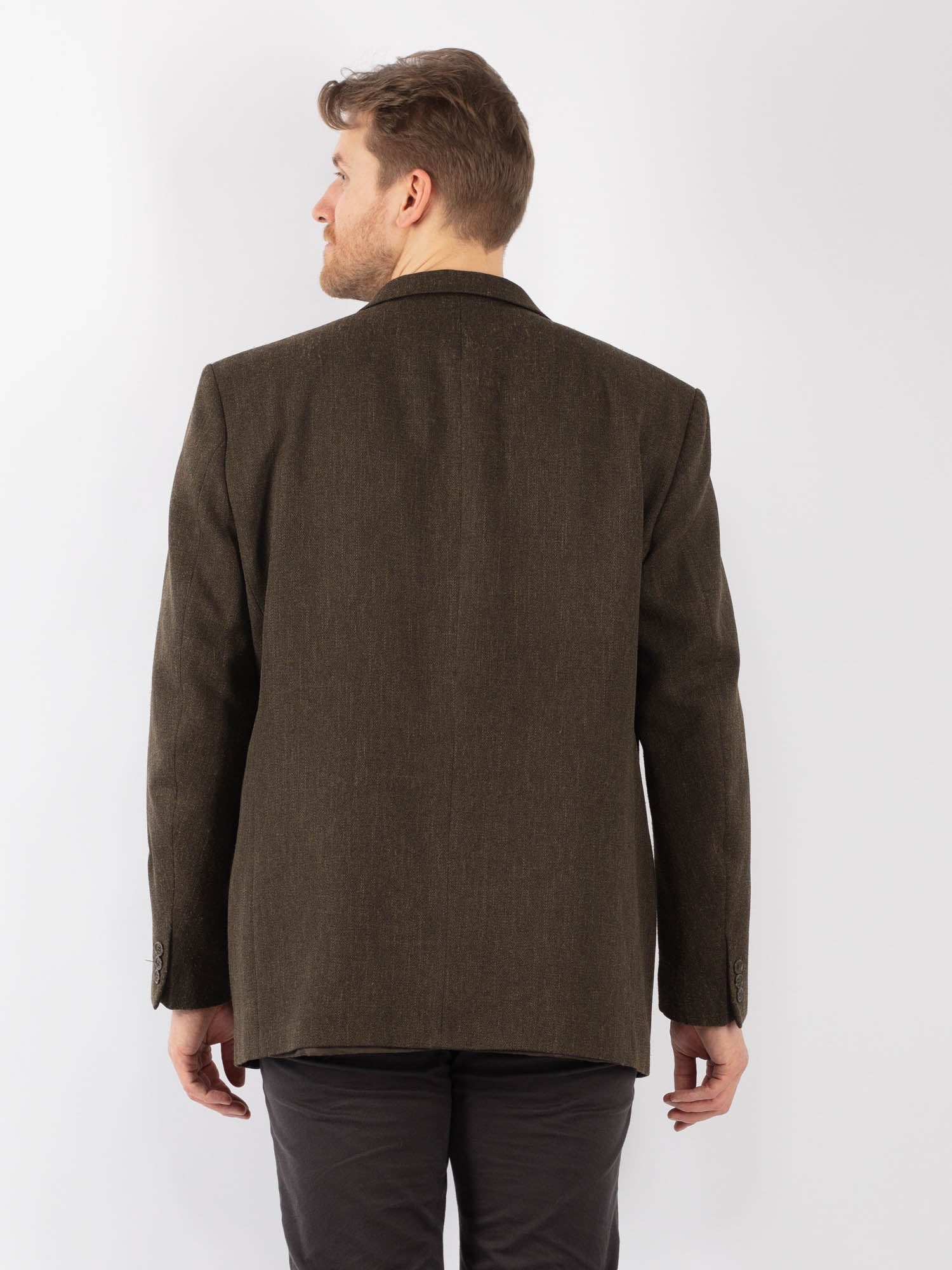 ジャケット・アウター 90s vintage wool jacket City brown Online Vintage Store | Vintage 90's Men Wool Blazer Jacket