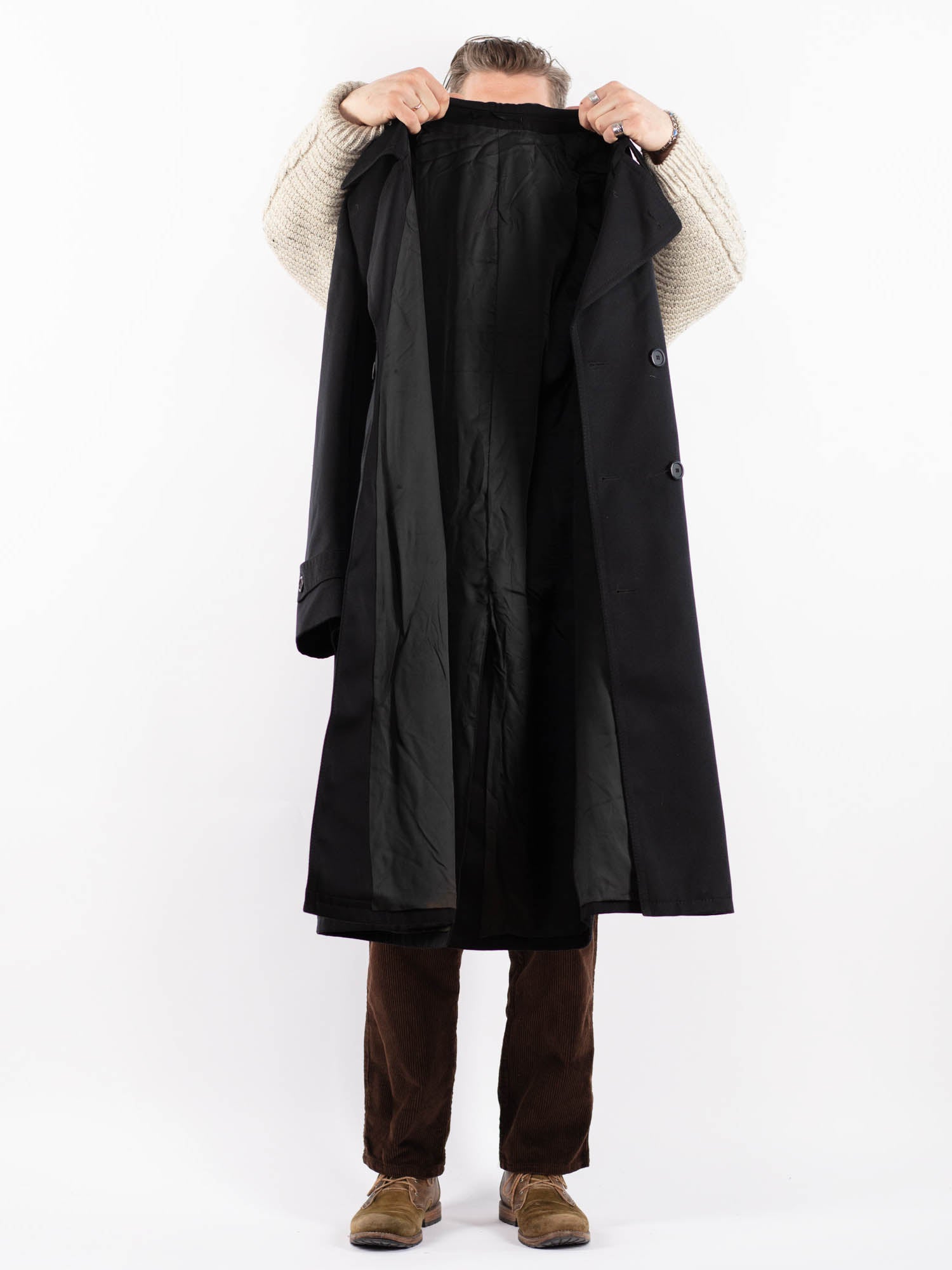 ジャケット・アウター 90s vintage deadstock goffa x wool coat Online Vintage Store | Vintage 90's Men Wool Blend Trench Coat in