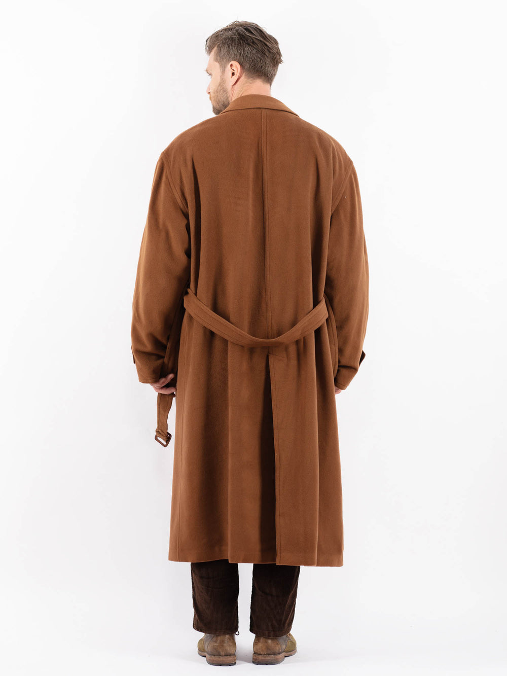 Vintage 90's Men Wool Blend in BrownZ1620