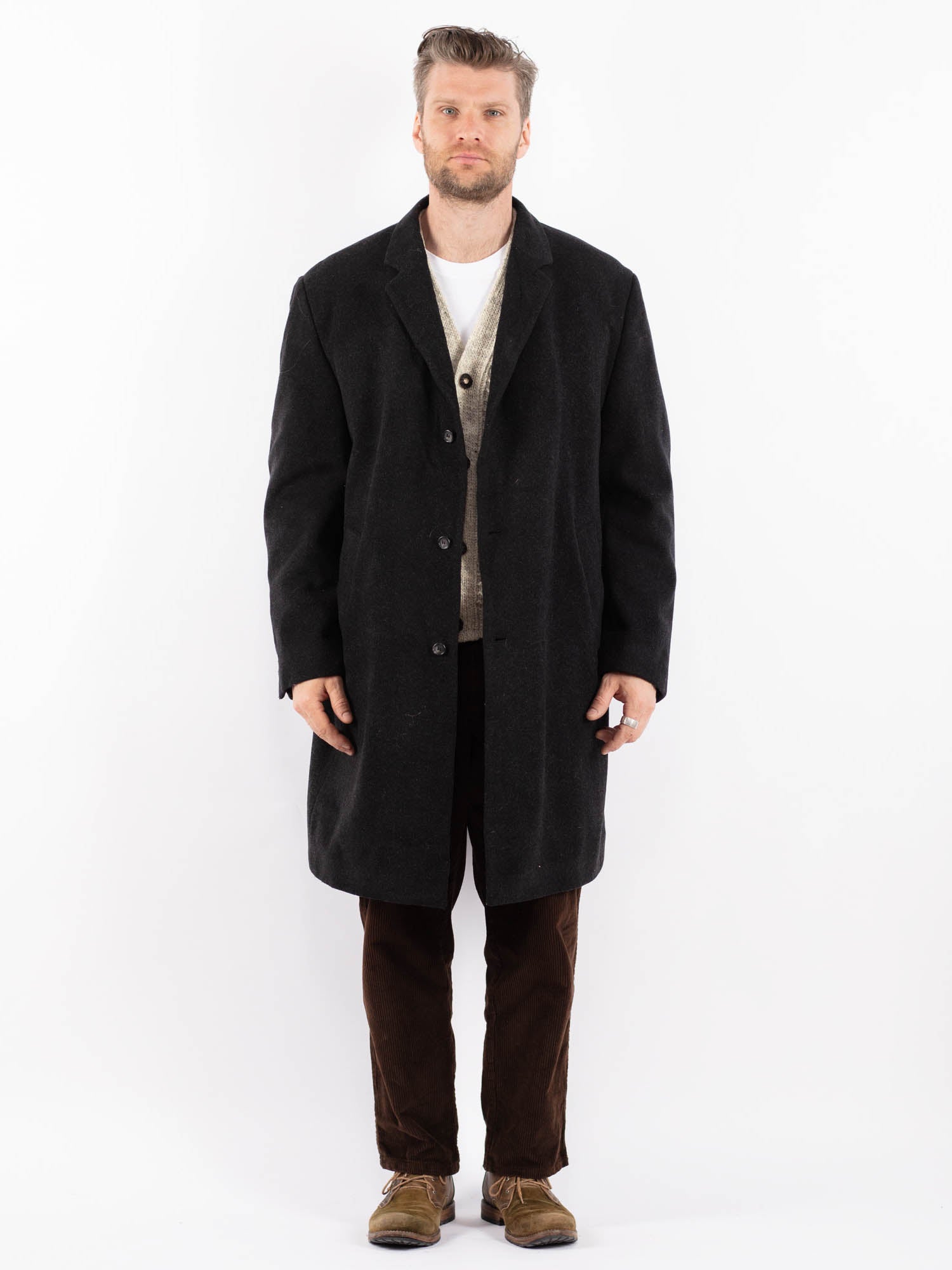 ジャケット・アウター vintage 90's US wool design coat Vintage 1990s Botany 500 100% Wool Jacket / Wool Jacket