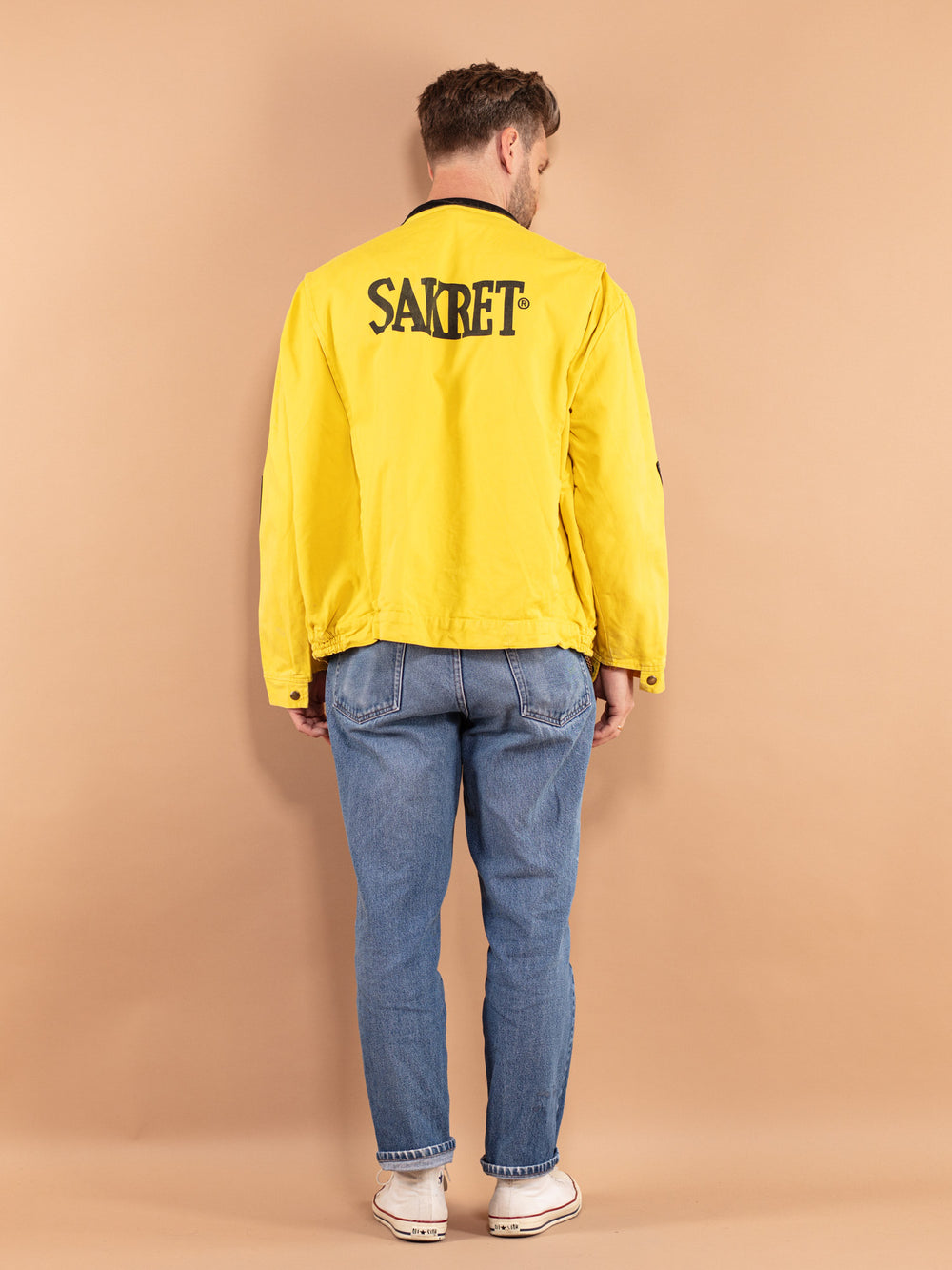 Vintage 90's Men Work Denim Jacket - NorthernGrip