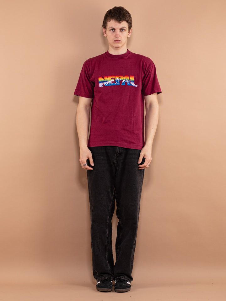 Vintage 90's Single Stitch T-shirt from Nepal - NorthernGrip
